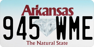 AR license plate 945WME