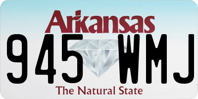 AR license plate 945WMJ
