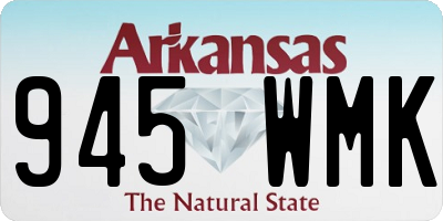 AR license plate 945WMK