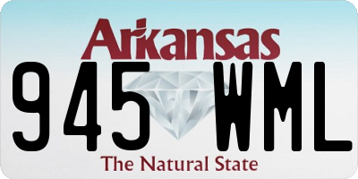 AR license plate 945WML
