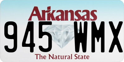 AR license plate 945WMX