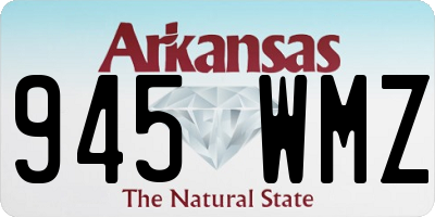 AR license plate 945WMZ