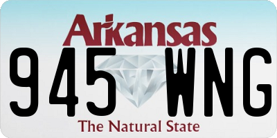 AR license plate 945WNG