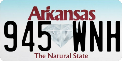 AR license plate 945WNH