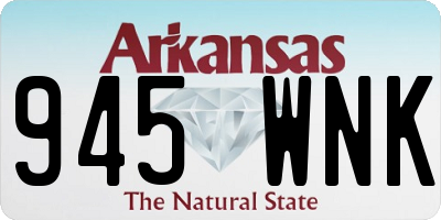 AR license plate 945WNK