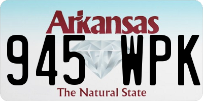 AR license plate 945WPK