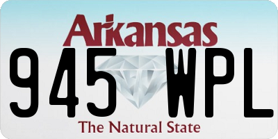 AR license plate 945WPL