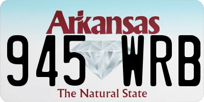 AR license plate 945WRB