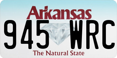 AR license plate 945WRC