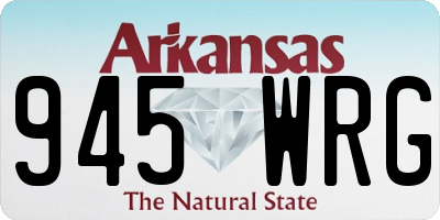 AR license plate 945WRG