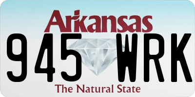 AR license plate 945WRK