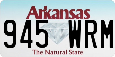 AR license plate 945WRM