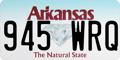 AR license plate 945WRQ
