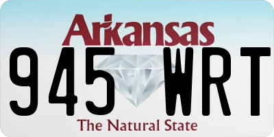AR license plate 945WRT