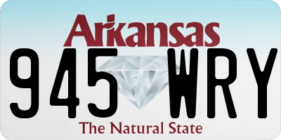 AR license plate 945WRY