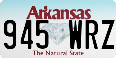 AR license plate 945WRZ