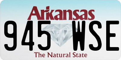 AR license plate 945WSE