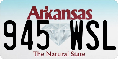 AR license plate 945WSL