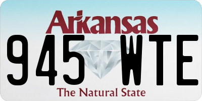 AR license plate 945WTE