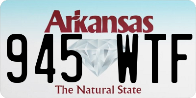 AR license plate 945WTF