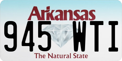 AR license plate 945WTI