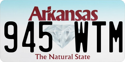 AR license plate 945WTM