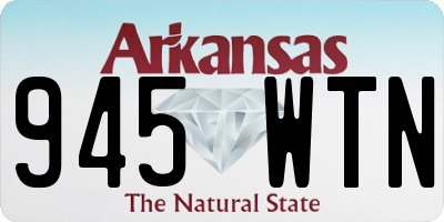 AR license plate 945WTN