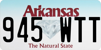 AR license plate 945WTT