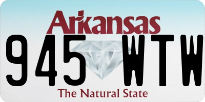 AR license plate 945WTW