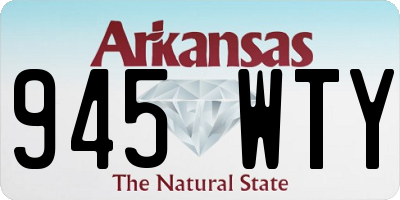 AR license plate 945WTY