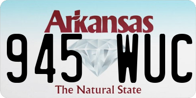 AR license plate 945WUC