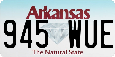 AR license plate 945WUE