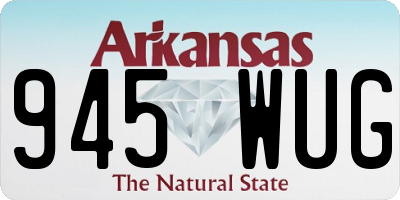 AR license plate 945WUG