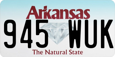 AR license plate 945WUK