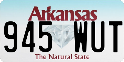 AR license plate 945WUT