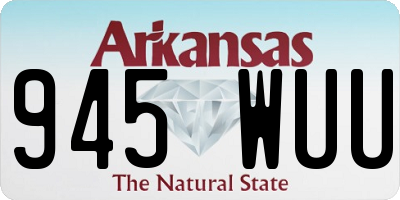 AR license plate 945WUU