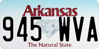 AR license plate 945WVA