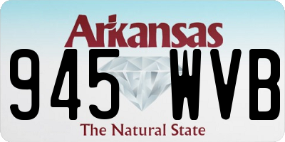 AR license plate 945WVB
