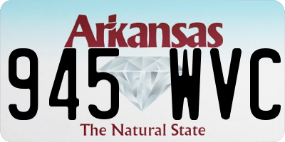 AR license plate 945WVC