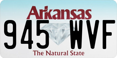 AR license plate 945WVF