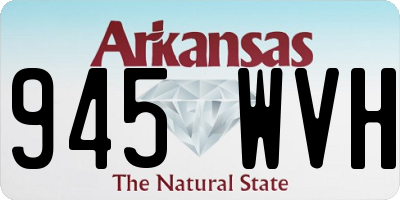 AR license plate 945WVH