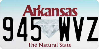 AR license plate 945WVZ