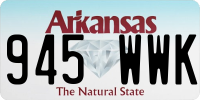 AR license plate 945WWK