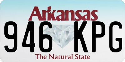 AR license plate 946KPG