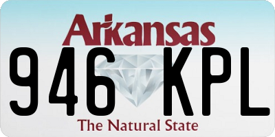 AR license plate 946KPL