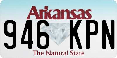 AR license plate 946KPN