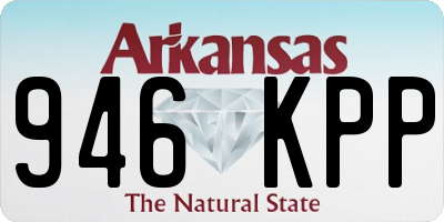 AR license plate 946KPP