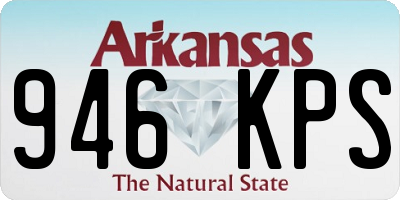 AR license plate 946KPS