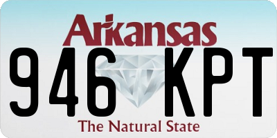 AR license plate 946KPT