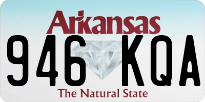 AR license plate 946KQA
